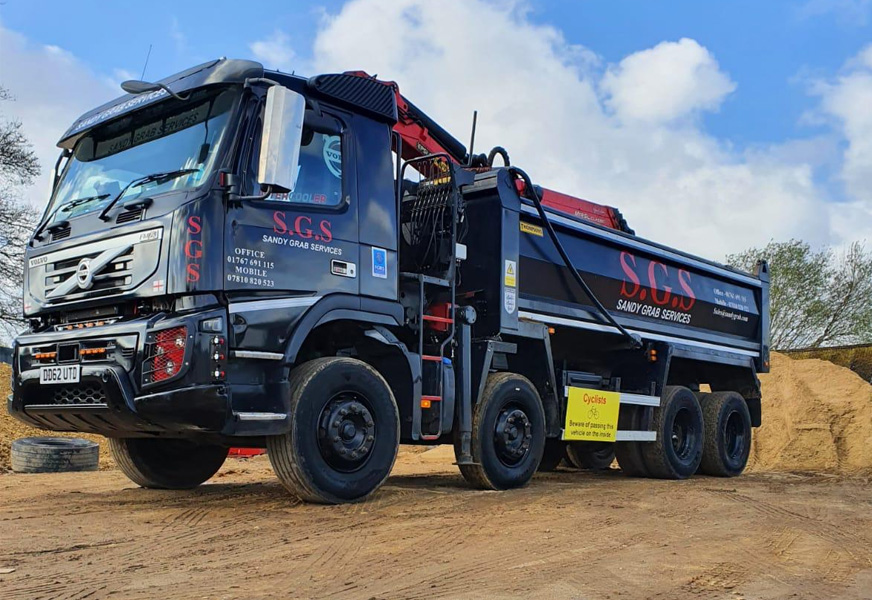 Aggregate loading operation for Sandy Grab Services